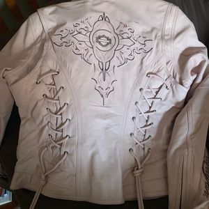 Women’s Harley Davidson  L jacket,  M chaps set!